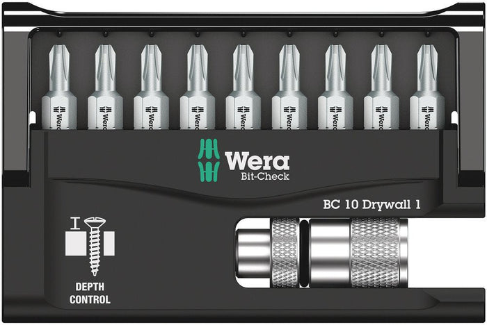 Wera Bit-Check 10 Drywall Set 10 Pce 136011