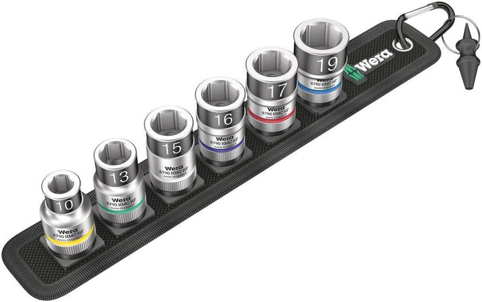 Wera Belt Socket Set With Holding Function 1/2