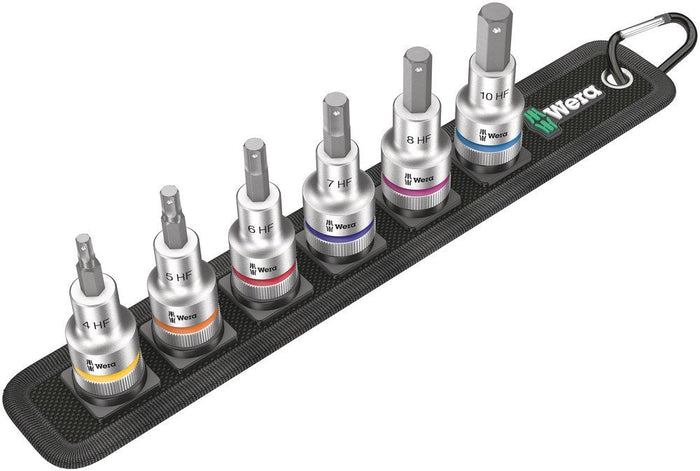 Wera Belt In-Hex-Plus Bit Socket Set With Holding Function 1/2