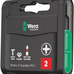 Wera Bit-Box 15 Impaktor Phillps PH2 15 Pce 057752