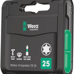 Wera Bit-Box 15 Impaktor Torx TX25 15 Pce 057775
