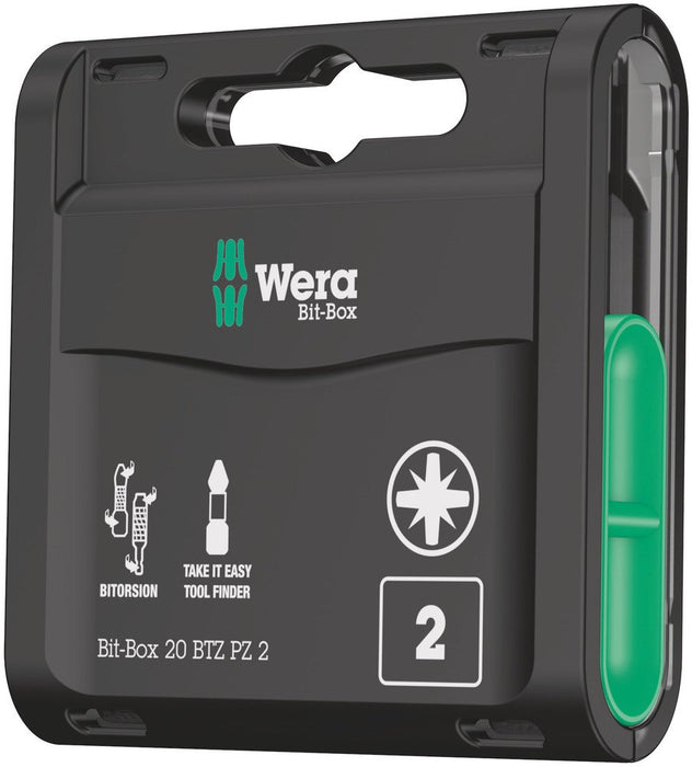 Wera Bit-Box 20 BiTorsion Pozi PZ2 20 Pce 057761