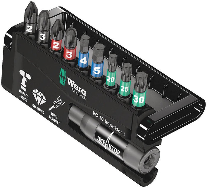 Wera Bit-Check 10 Impaktor 1 10 Pce 057680