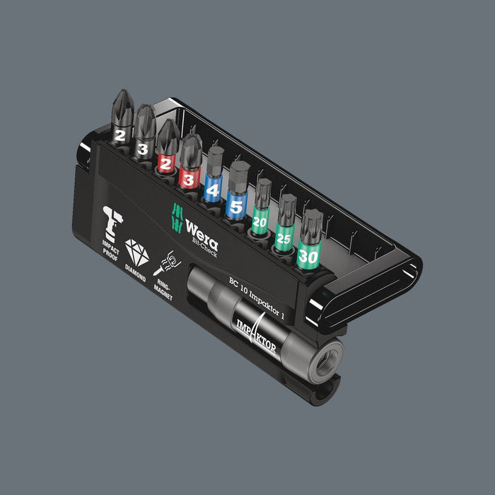 Wera Bit-Check 10 Piece Impaktor Set 073980