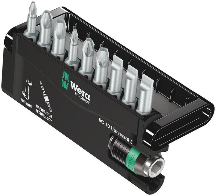 Wera Bit-Check 10 Universal 3 10 Pce 056375