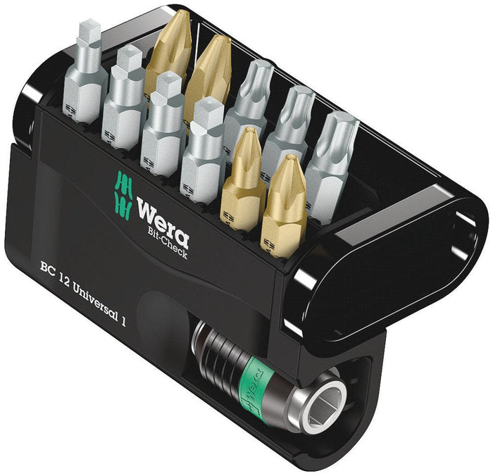 Wera Bit-Check 12 Universal Bit Set 12 Pce 057428