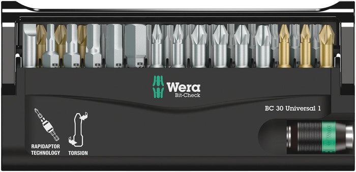 Wera Bit-Check 30 Universal Set 30 Pce 056440