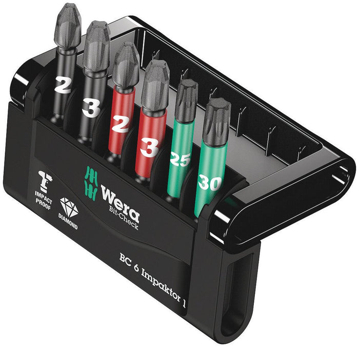 Wera Bit-Check 6 Impaktor 1 6 Pce 057695