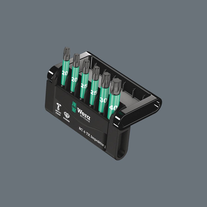 Wera Bit-Check 6 Tx Impaktor 1 6 Pce 057693