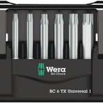 Wera Bit-Check 6 TX Universal Power Bit Set 6 Pce 056472