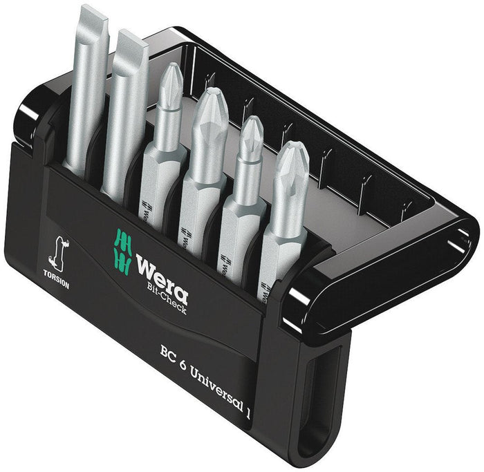 Wera Bit-Check 6 Universal PH/PZ/SL Set 6 Pce 056474
