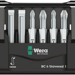 Wera Bit-Check 6 Universal PH/PZ/SL Set 6 Pce 056474