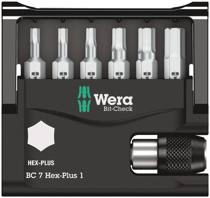 Wera Bit-Check 7 Hex-Plus 1 7 Pce 056168