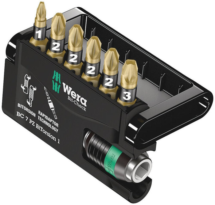 Wera Bit-Check 7 PZ Bitorsion 1 7 Pce 340260