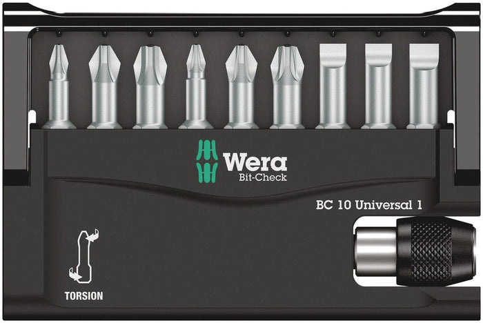 Wera Bit-Check 10 Universal 1 10 Pce 056161