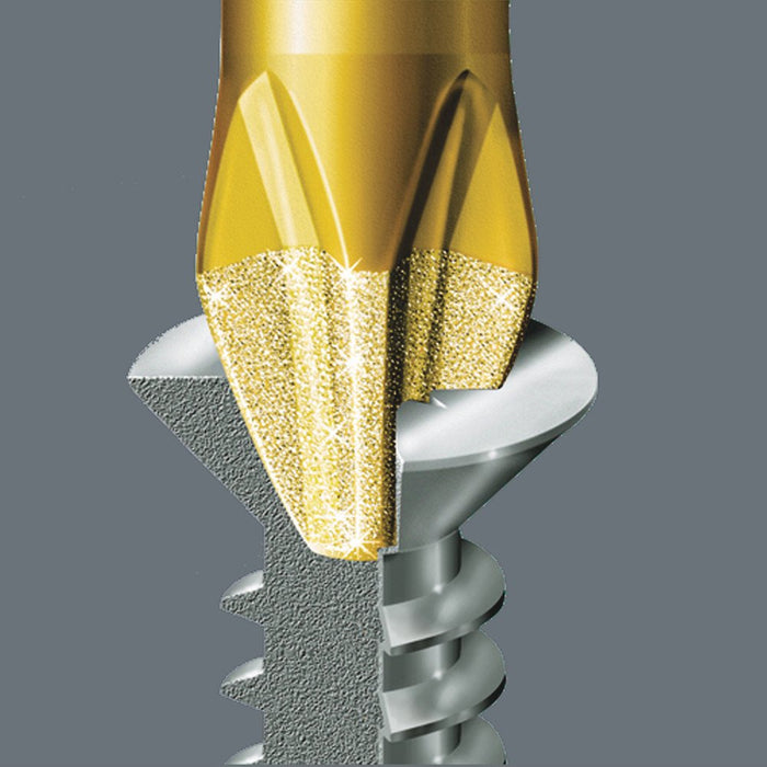 Wera 851/1 Phillips BiTorsion Diamond Coated Bit PH3x25mm 056404