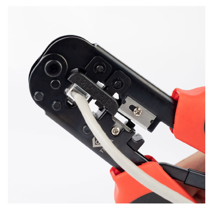 C.K Ratchet Pass through Modular Crimper 8P
