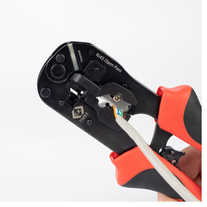 C.K Ratchet Pass through Modular Crimper 8P