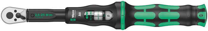 Wera Torque Wrench 2.5-25 Nm Reversible Ratchet 1/4