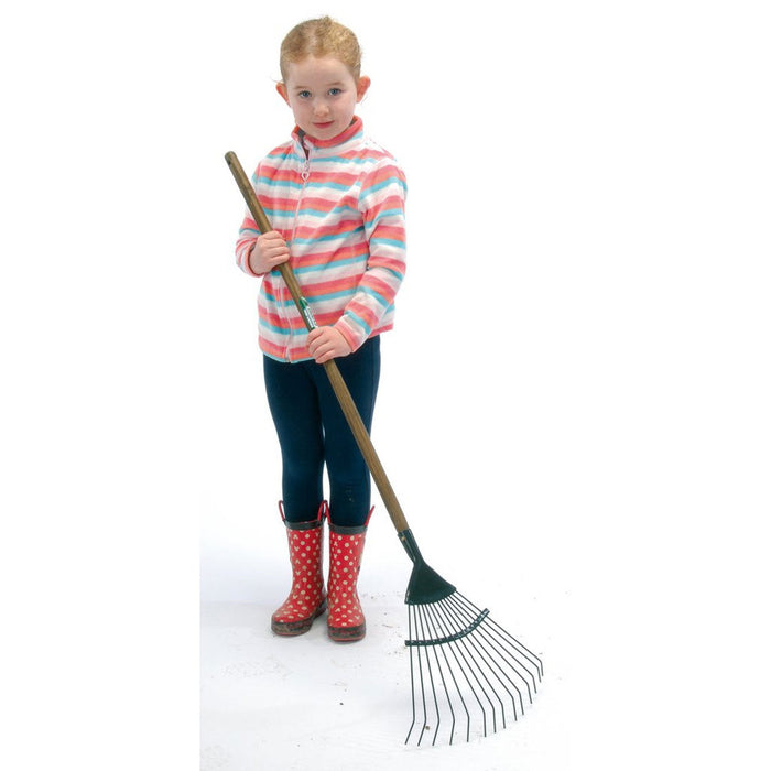 Draper Tools Young Gardener Lawn Rake with Ash Handle
