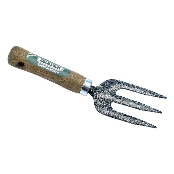 Draper Tools Young Gardener Weeding Fork with Ash Handle 