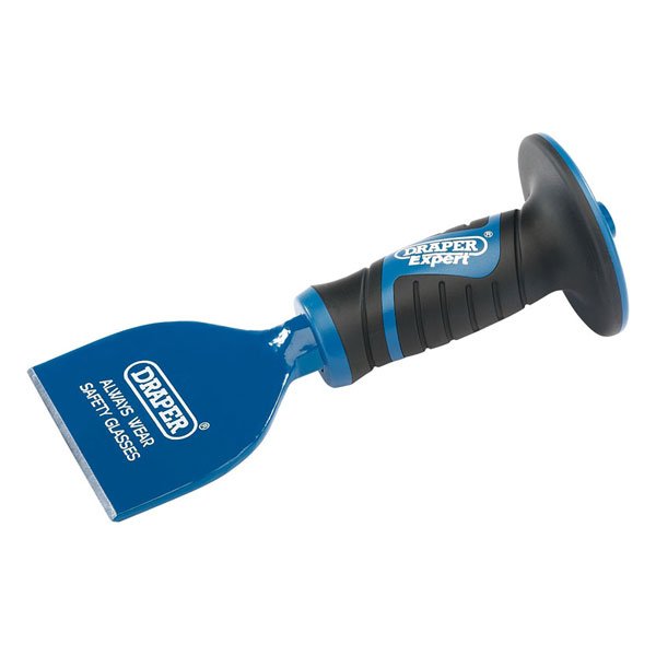 Draper Tools Expert 225mm Brick Bolster with Soft Grip Hand Guard