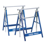 Draper Tools Pair of Telescopic Trestle/Saw Horse 685 x 585mm