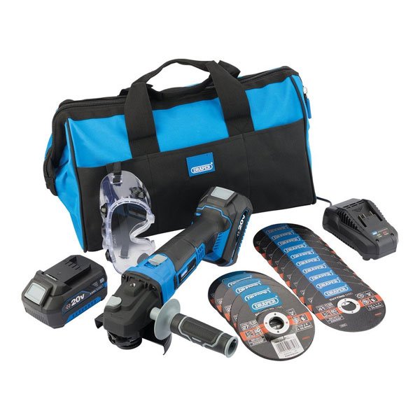 Draper Tools Storm Force 20V Cordless Grind and Cut Kit