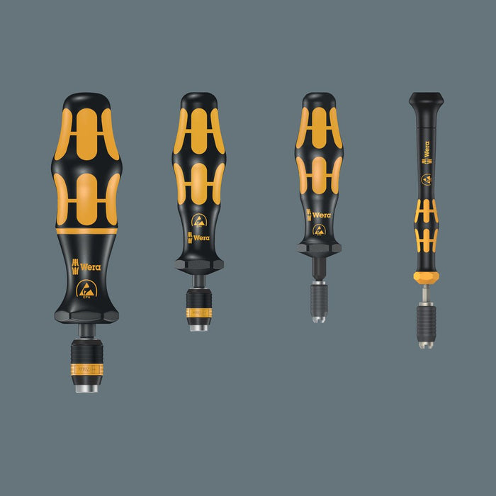 Wera Series 7400 ESD Micro Pre-Set Torque Screwdriver 0.10 Nm 074820