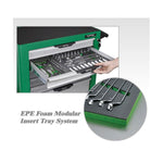 Toptul 36 Pce Combination, Double Open End & Double Ring Wrench Set (Modular Insert Tray System)