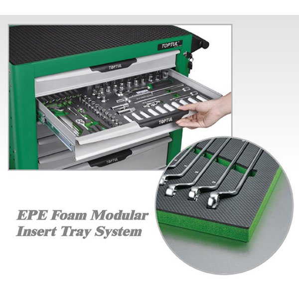Toptul 9 Pce Screwdriver Set (Modular Insert Tray System)