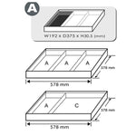 Toptul 9 Pce Screwdriver Set (Modular Insert Tray System)
