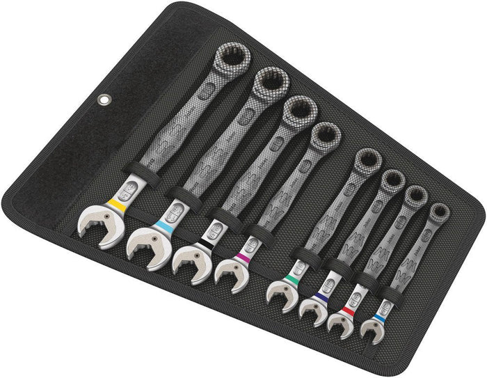 Wera Joker Ratcheting Combination Wrench Set Imperial 8 Pce 020012