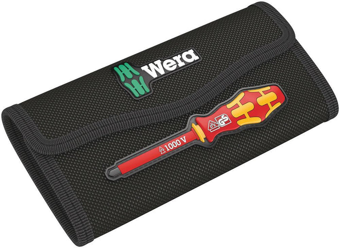 Wera VDE 7 Pce Slotted/Phillips/Square Interchangeable Screwdriver Set 003473