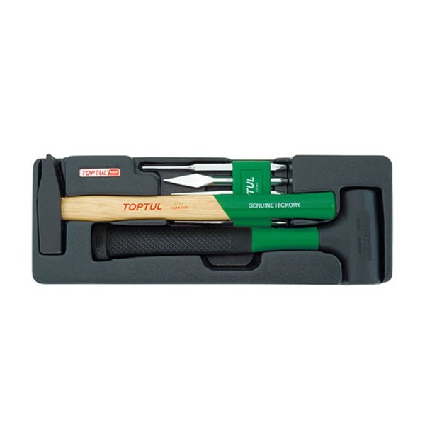 Toptul 7pc Chisel & Hammer Set