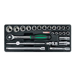 Toptul 24pc 1/2in Dr. 12pt Socket Set
