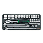 Toptul 24pc 1/2in Dr. 12pt Socket Set