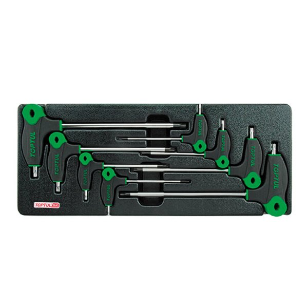 Toptul 8pc Two Way Star & Tamperproof L-Key Wrench Set