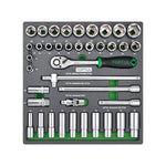 Toptul 39pc 1/2in Dr. Socket Set (Modular Insert Tray System)