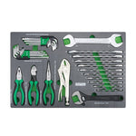 Toptul 24pc Wrench Assortment & Pliers Set (Modular Insert Tray System)