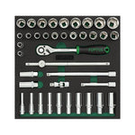 Toptul 39pc 1/2in Dr. Socket Set (Modular Insert Tray System)