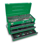 Toptul 82pc Professional Mechanical Tool Set 3 Drawer Tool Chest