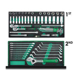 Toptul 82pc Professional Mechanical Tool Set 3 Drawer Tool Chest