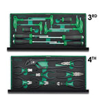 Toptul 82pc Professional Mechanical Tool Set 3 Drawer Tool Chest
