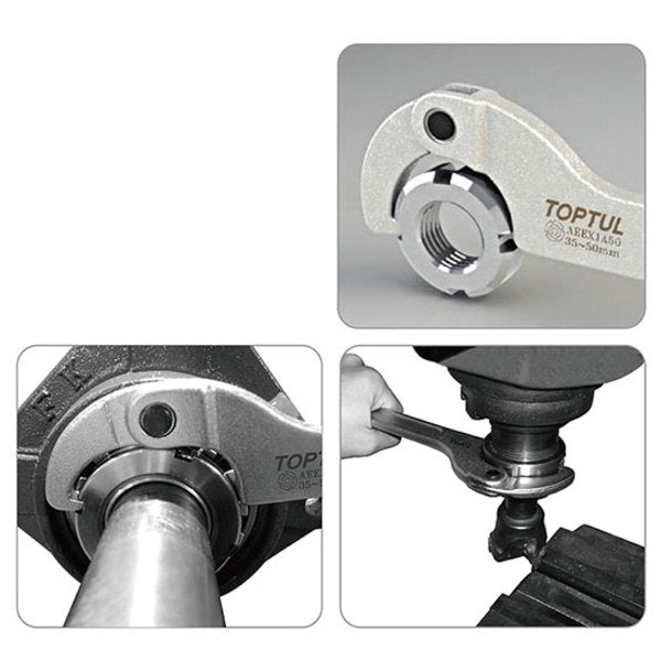 Toptul Adjustable Hook Spanner Wrench 120~180mm
