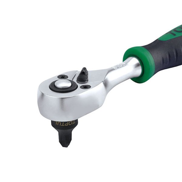 Toptul Stubby Slotted Bit Socket Black Phosphate 1/4in Dr. 1.2 x 8mm