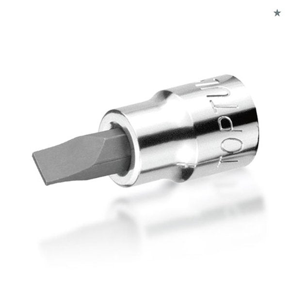 Toptul Slotted Bit Socket 3/8in Dr. x 6.5mm