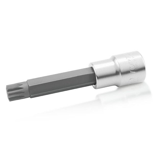 Toptul Spline Bit Socket Extra Long 1/2in Dr. x M9.5 x 100mm