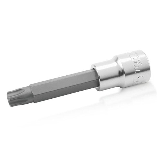 Toptul Pentacle Bit Socket Extra Long 1/2in Dr. x T45 x 100mm
