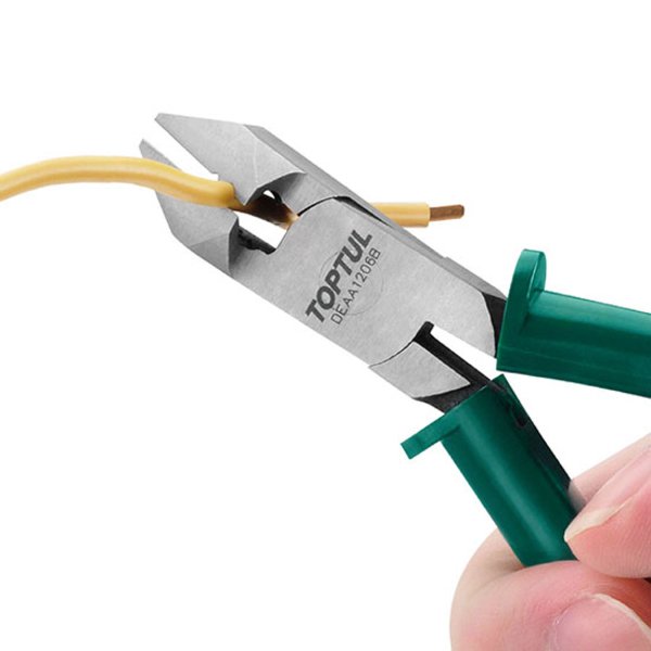 Toptul 6in Slant Edge Cutting Pliers Wire Stripper